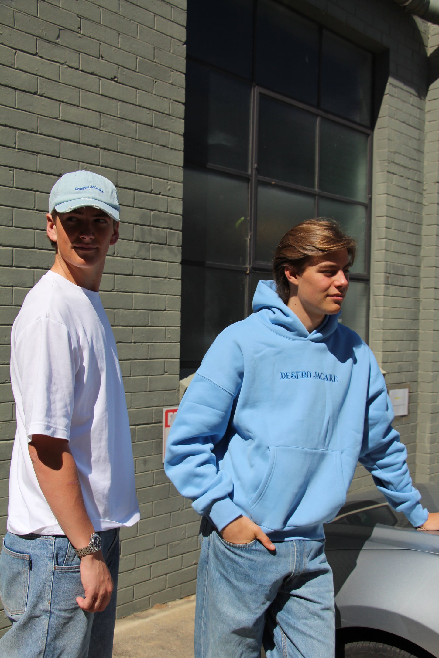 OVERSIZED HOODIE I BLUE