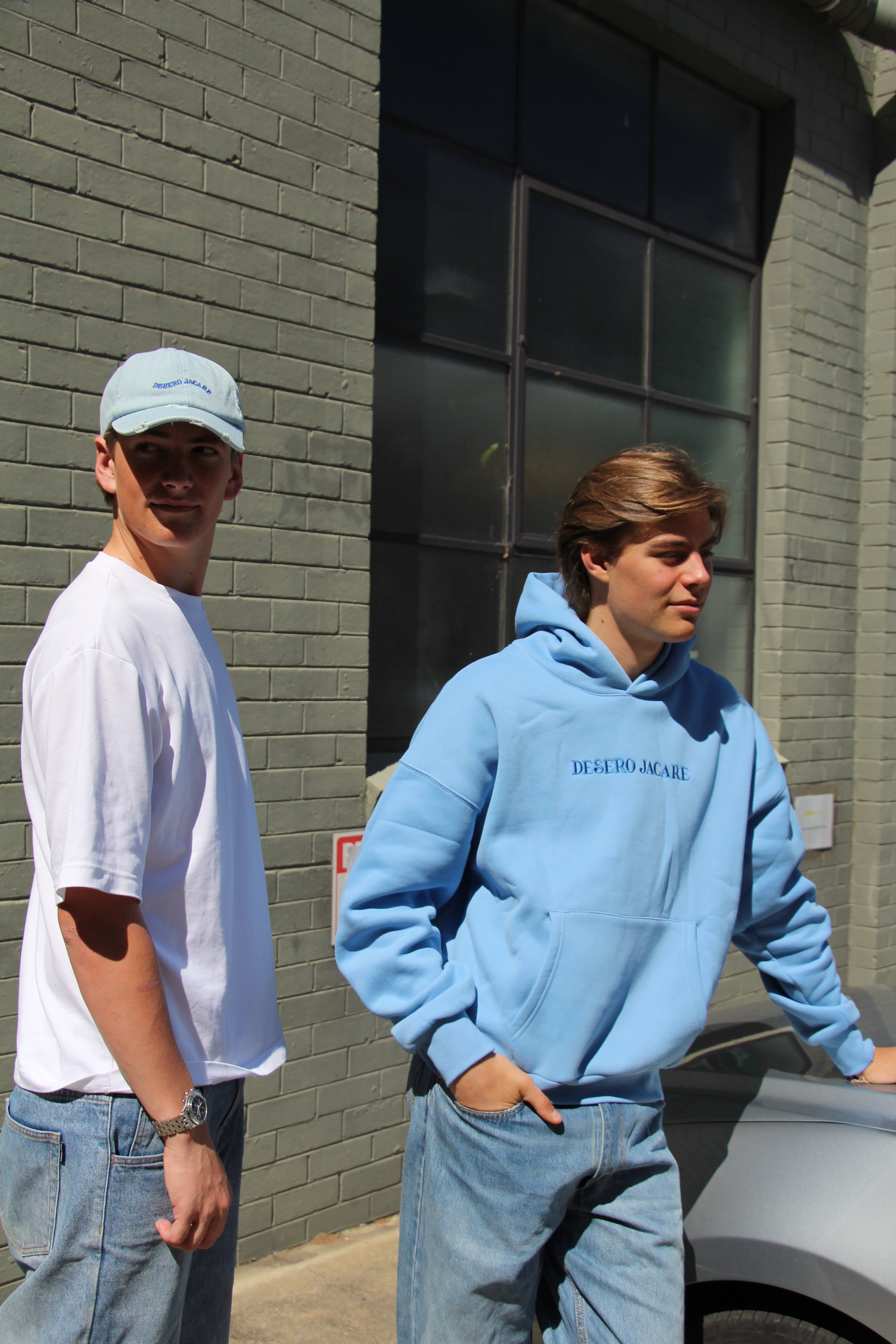 OVERSIZED HOODIE I BLUE