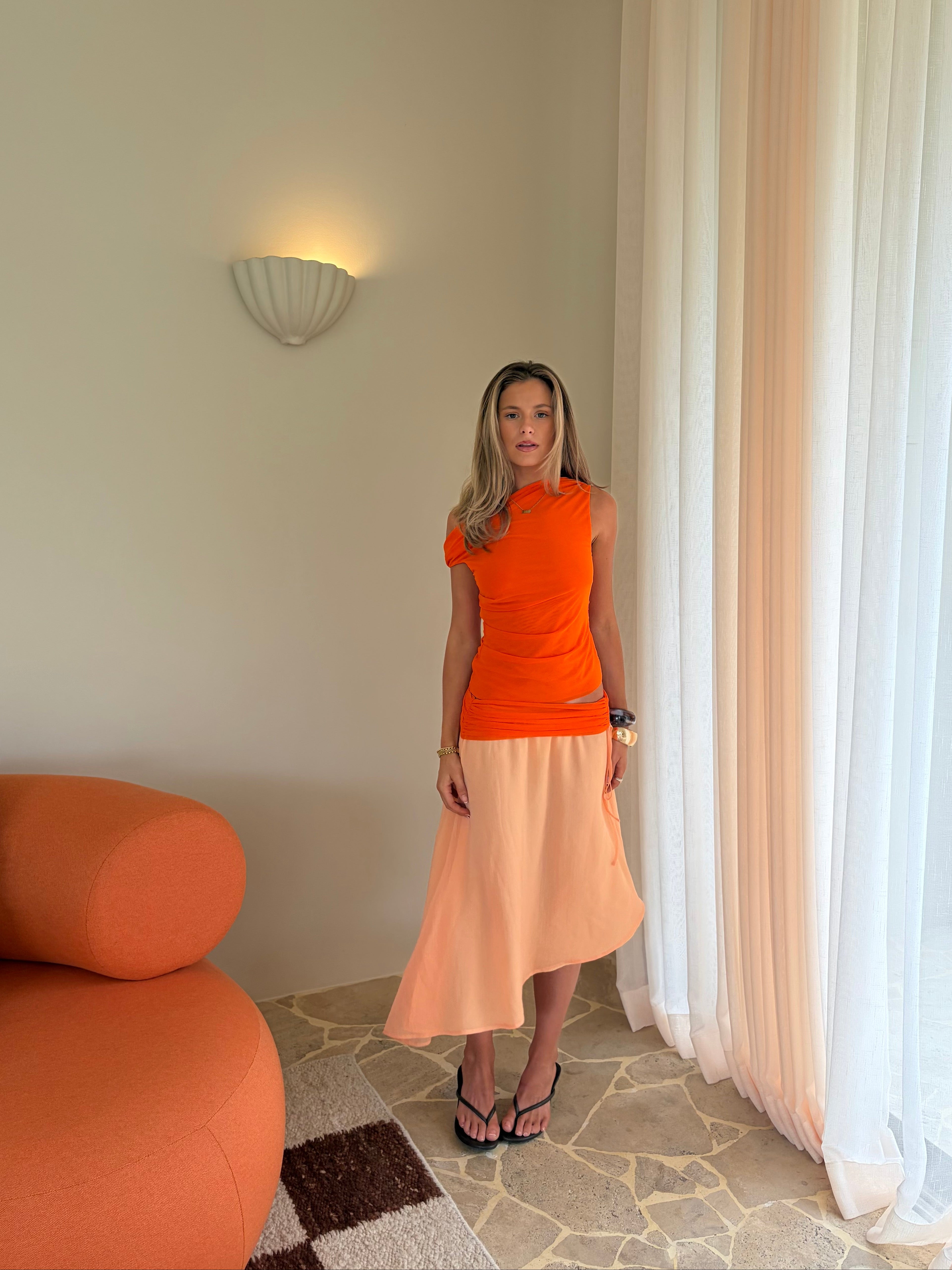 PROVENCE ORANGÉ SKIRT