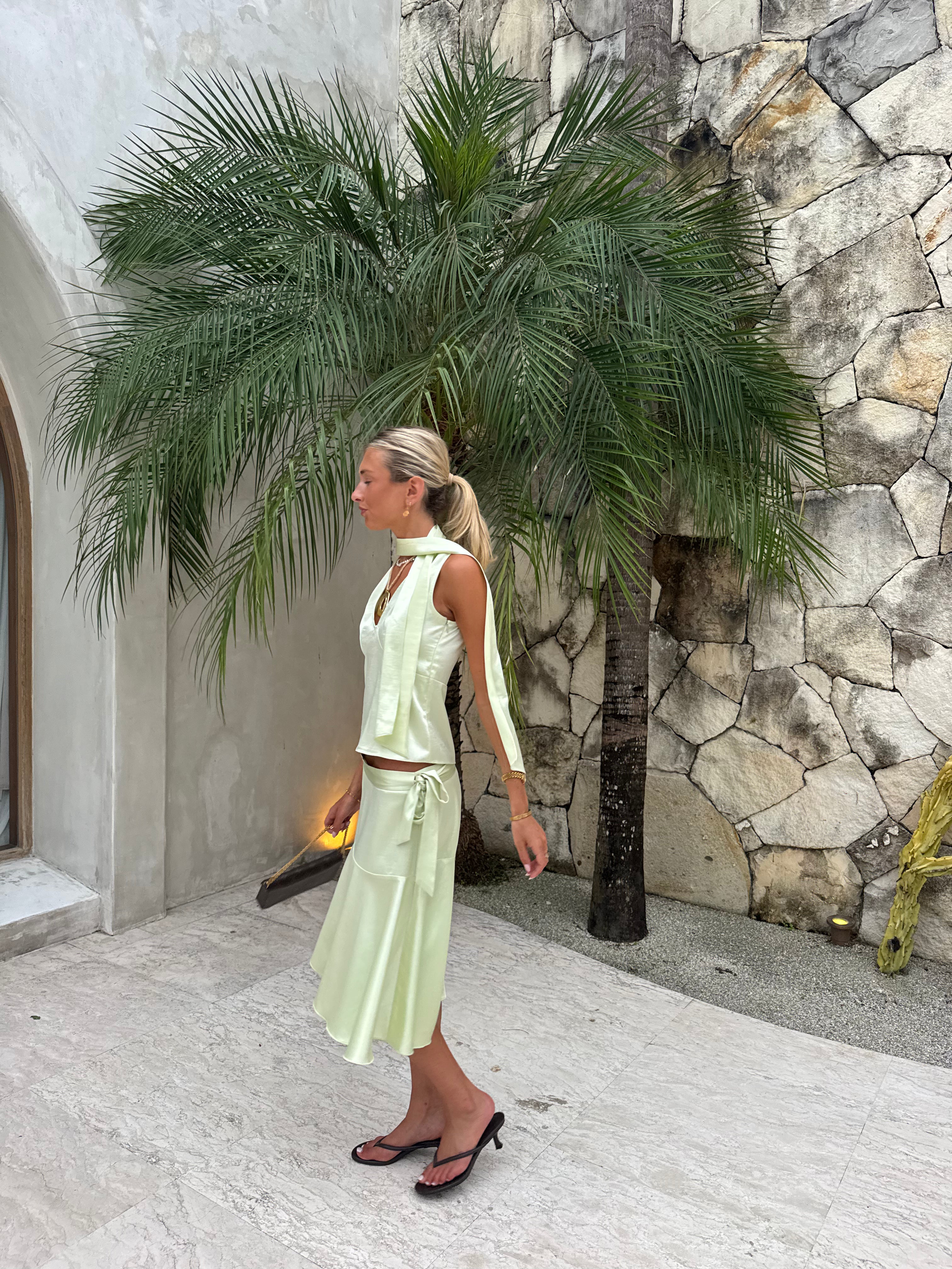 TAORMINA TOP + SCARF