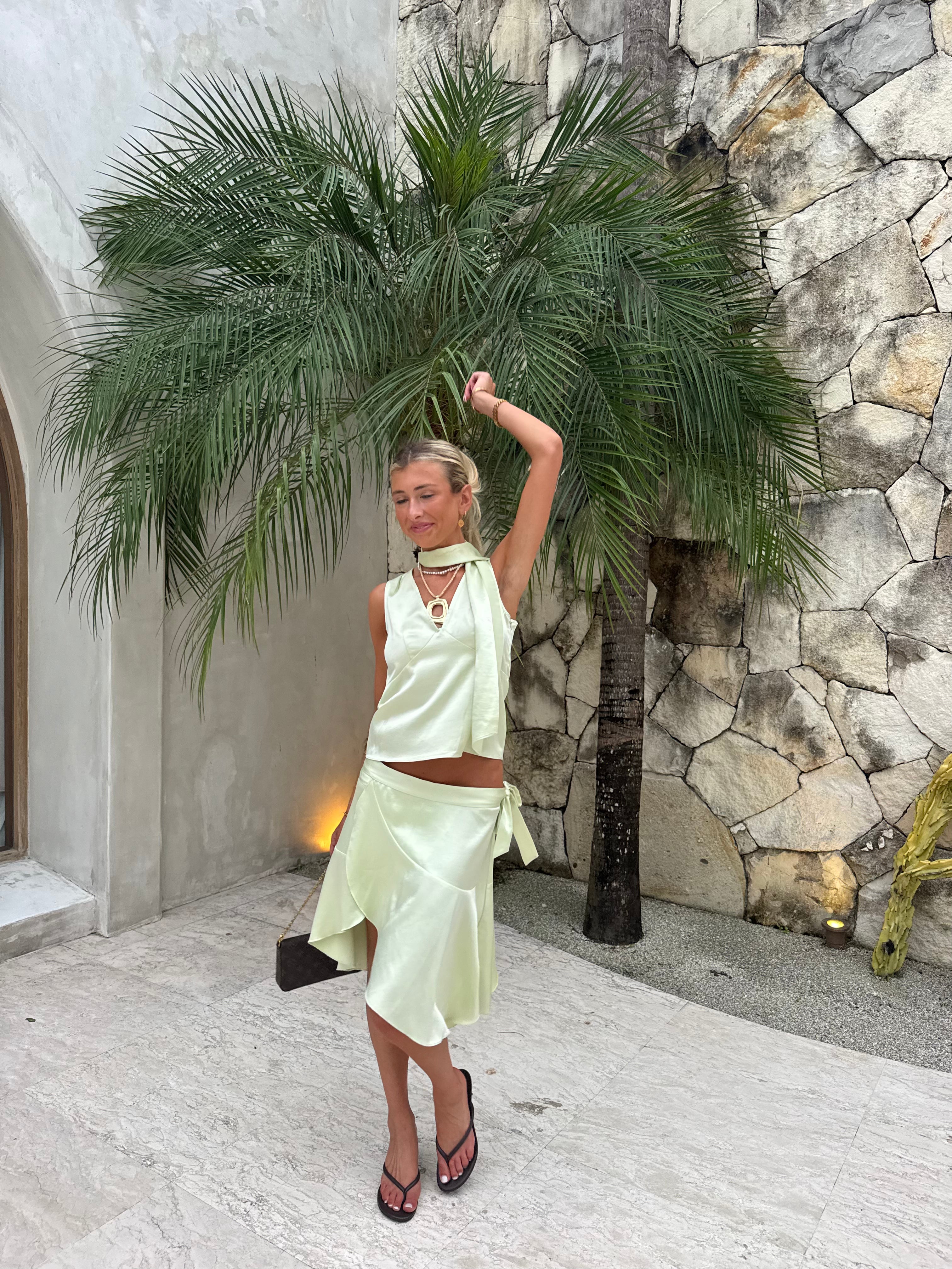 TAORMINA TOP + SCARF