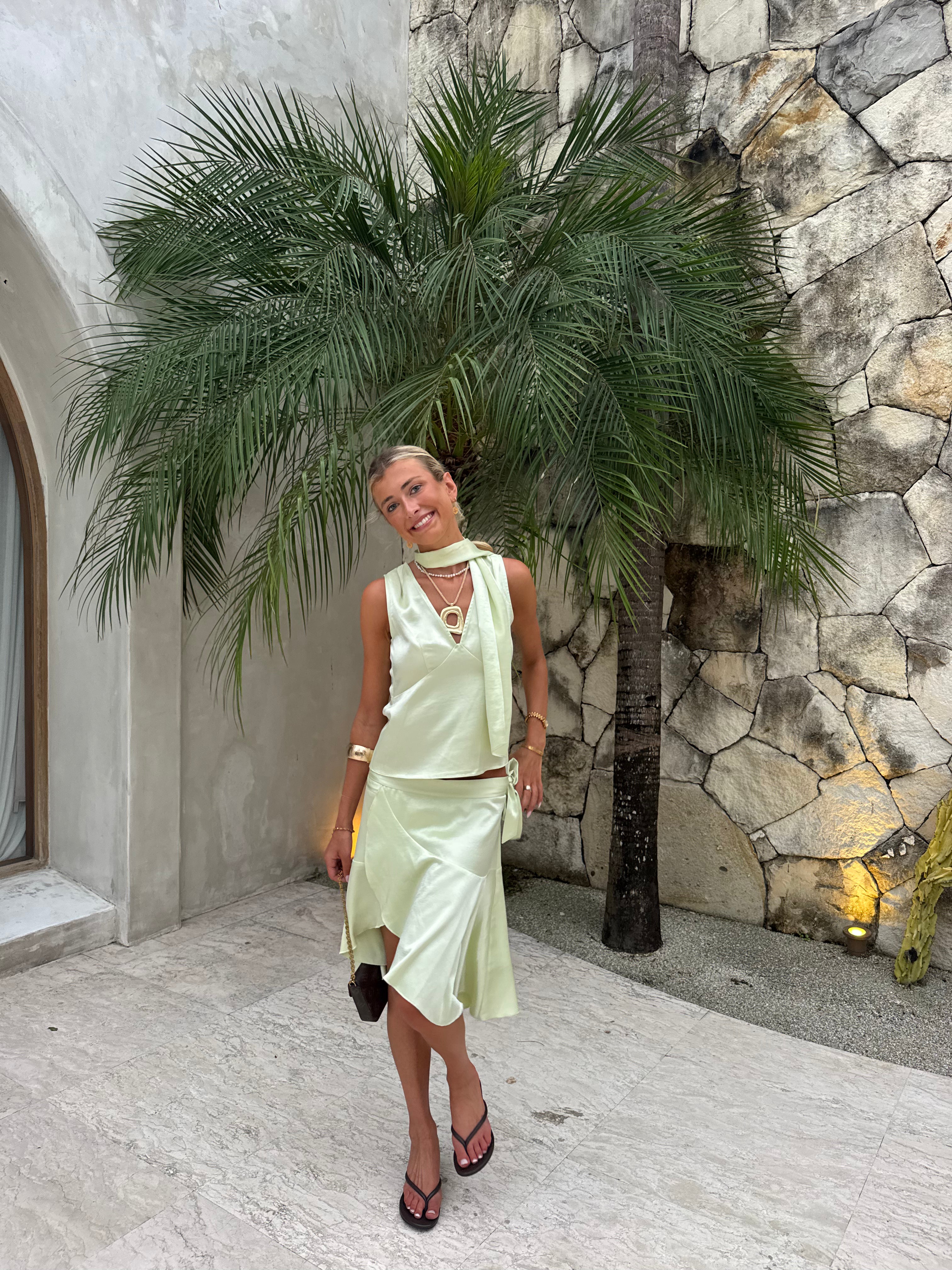 TAORMINA TOP + SCARF