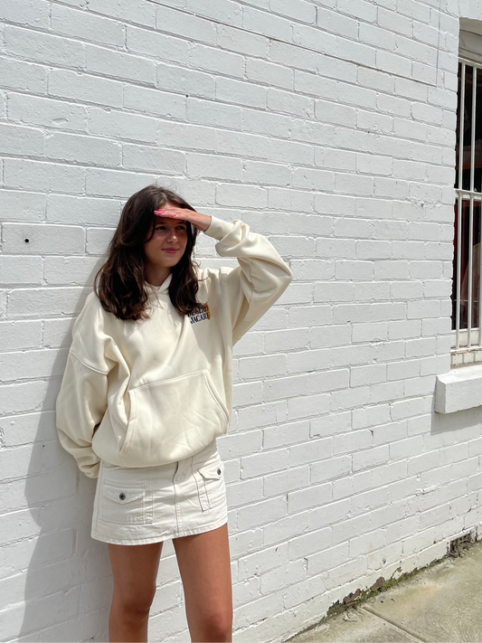 OVERSIZED HOODIE I CREAM