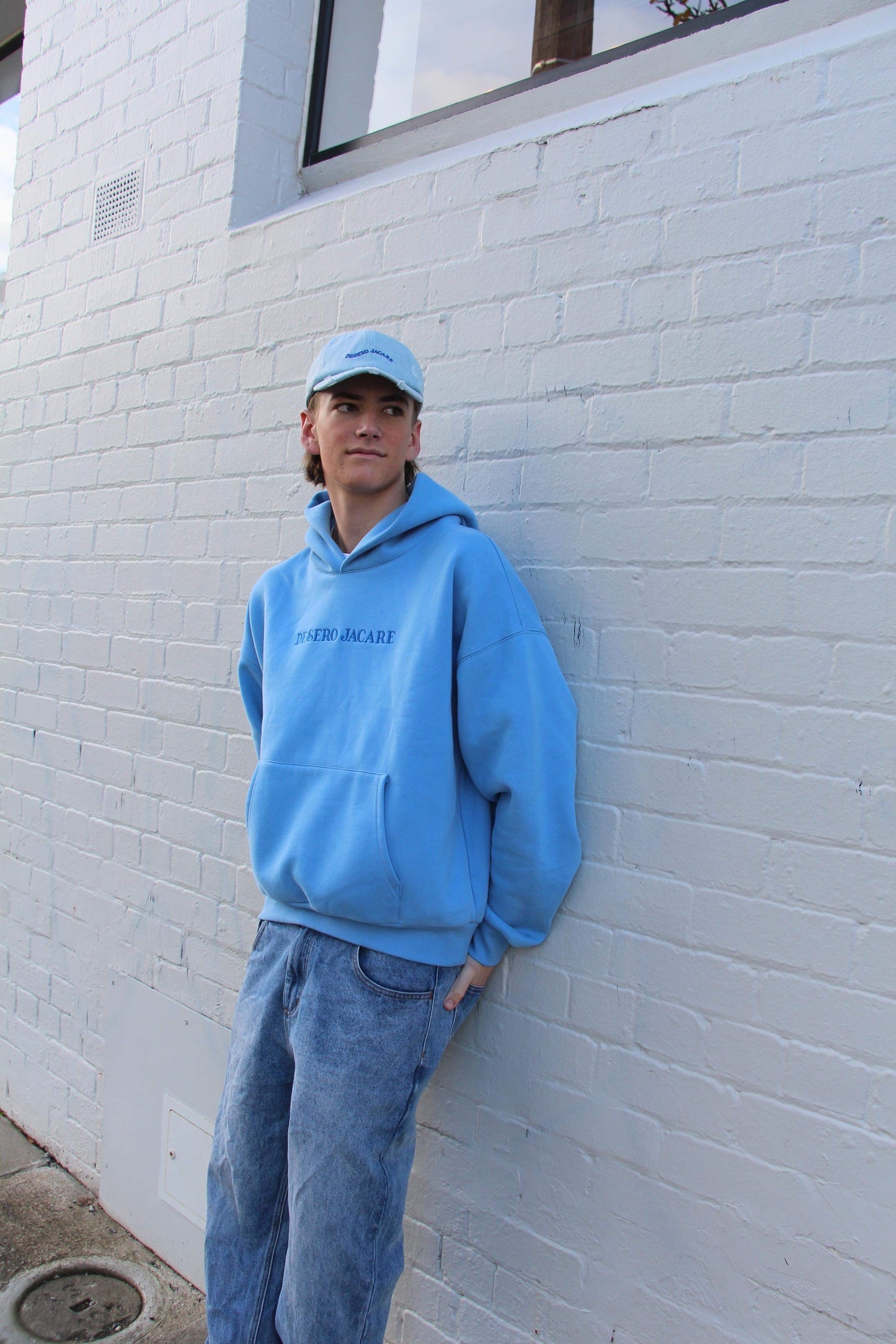 OVERSIZED HOODIE I BLUE