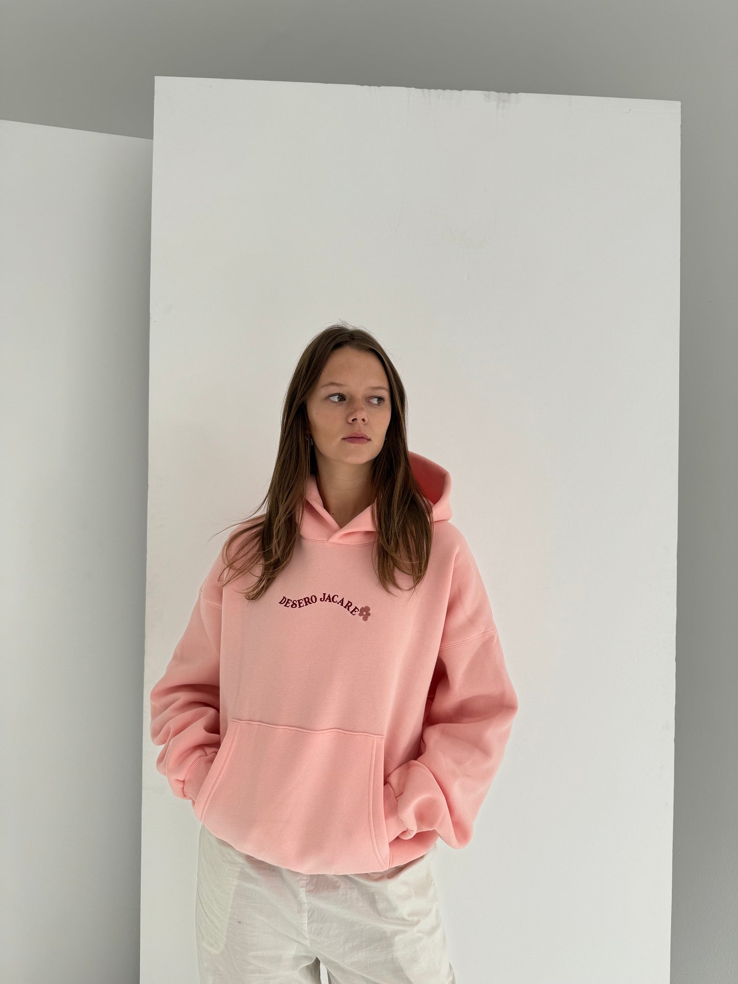 OVERSIZED HOODIE I PINK