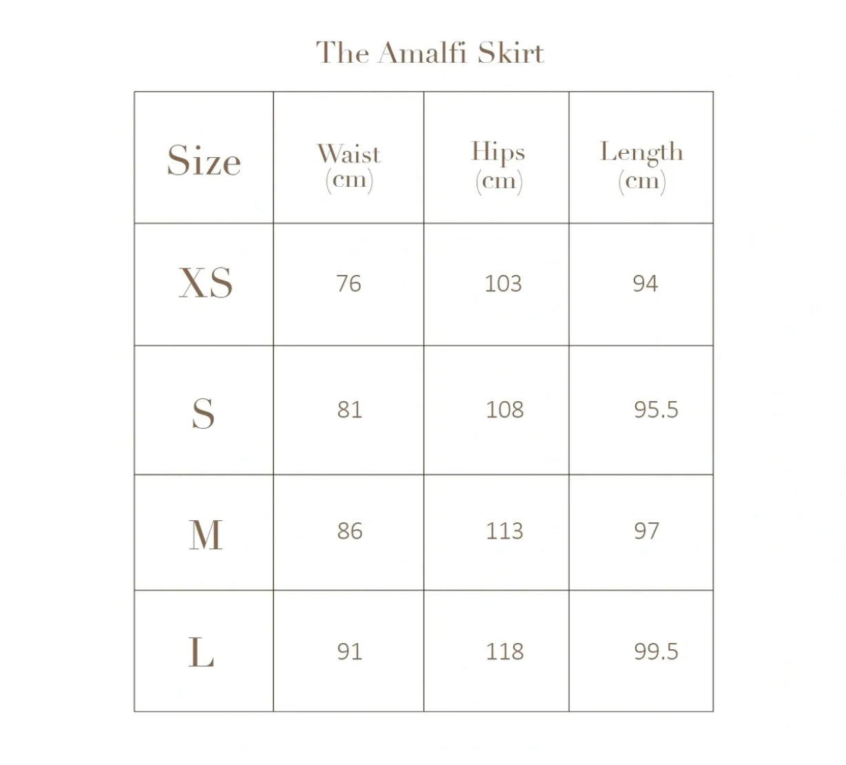 AMALFI SKIRT
