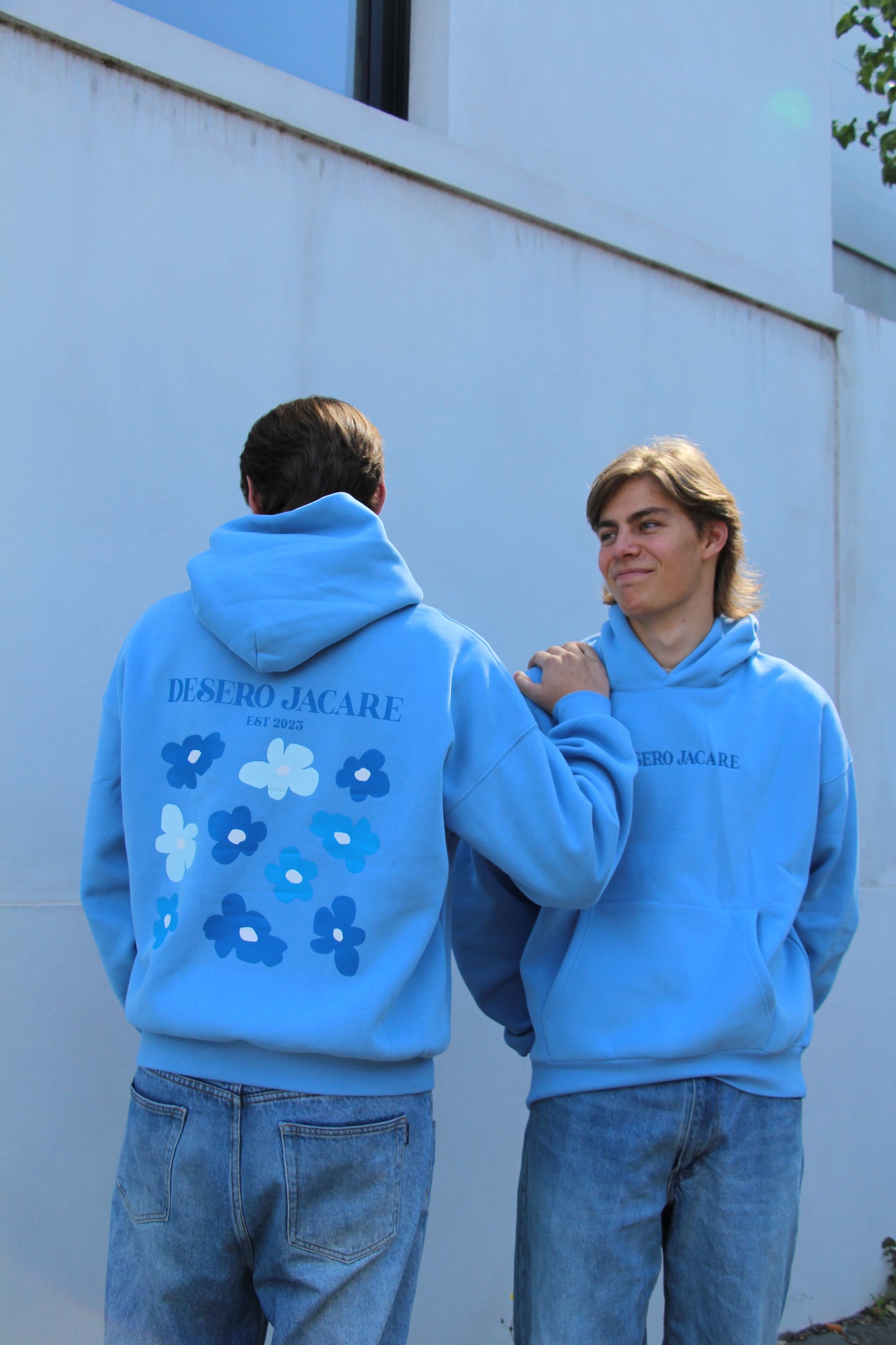 OVERSIZED HOODIE I BLUE