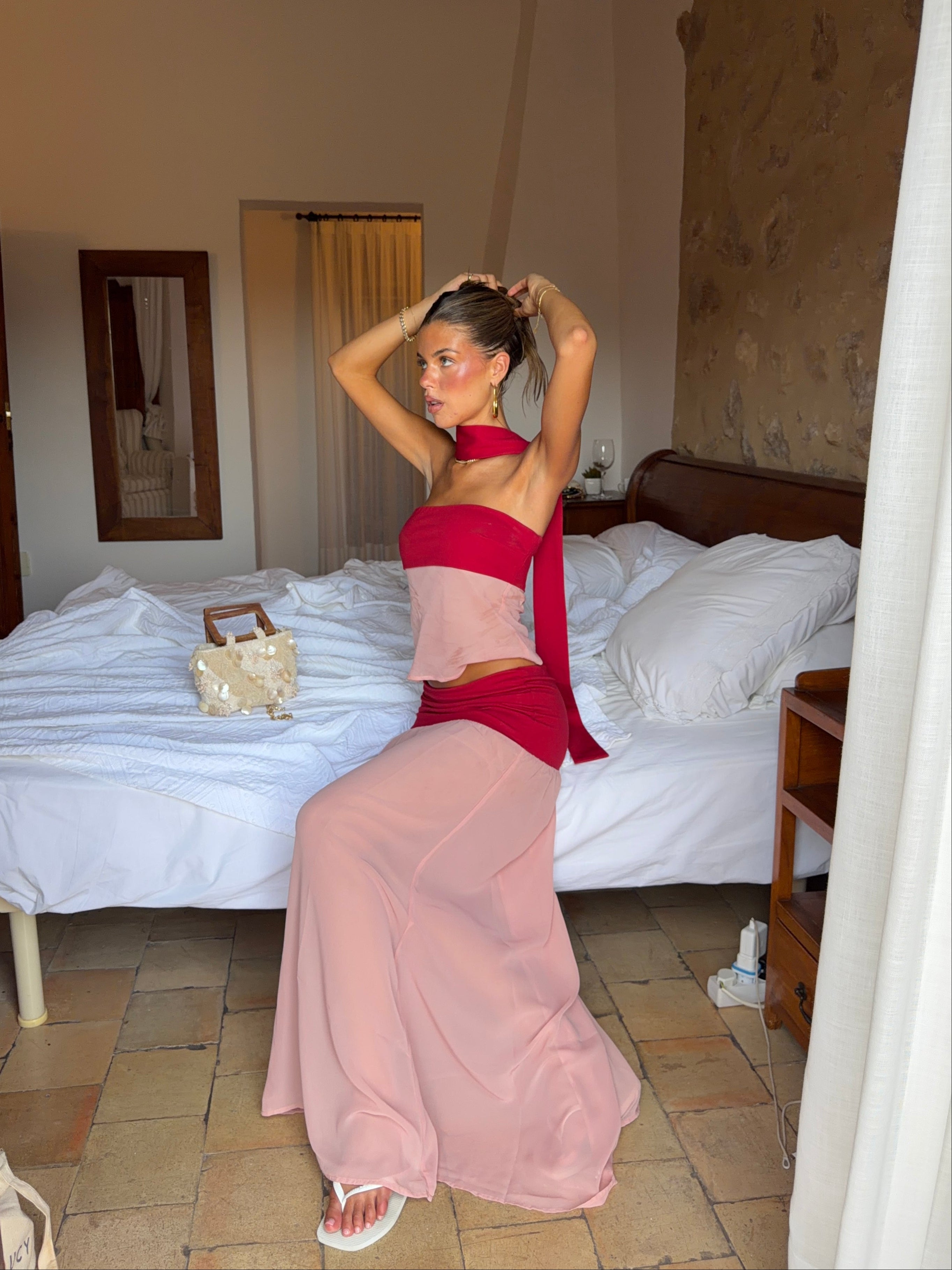 MALLORCA ROUGE SKIRT