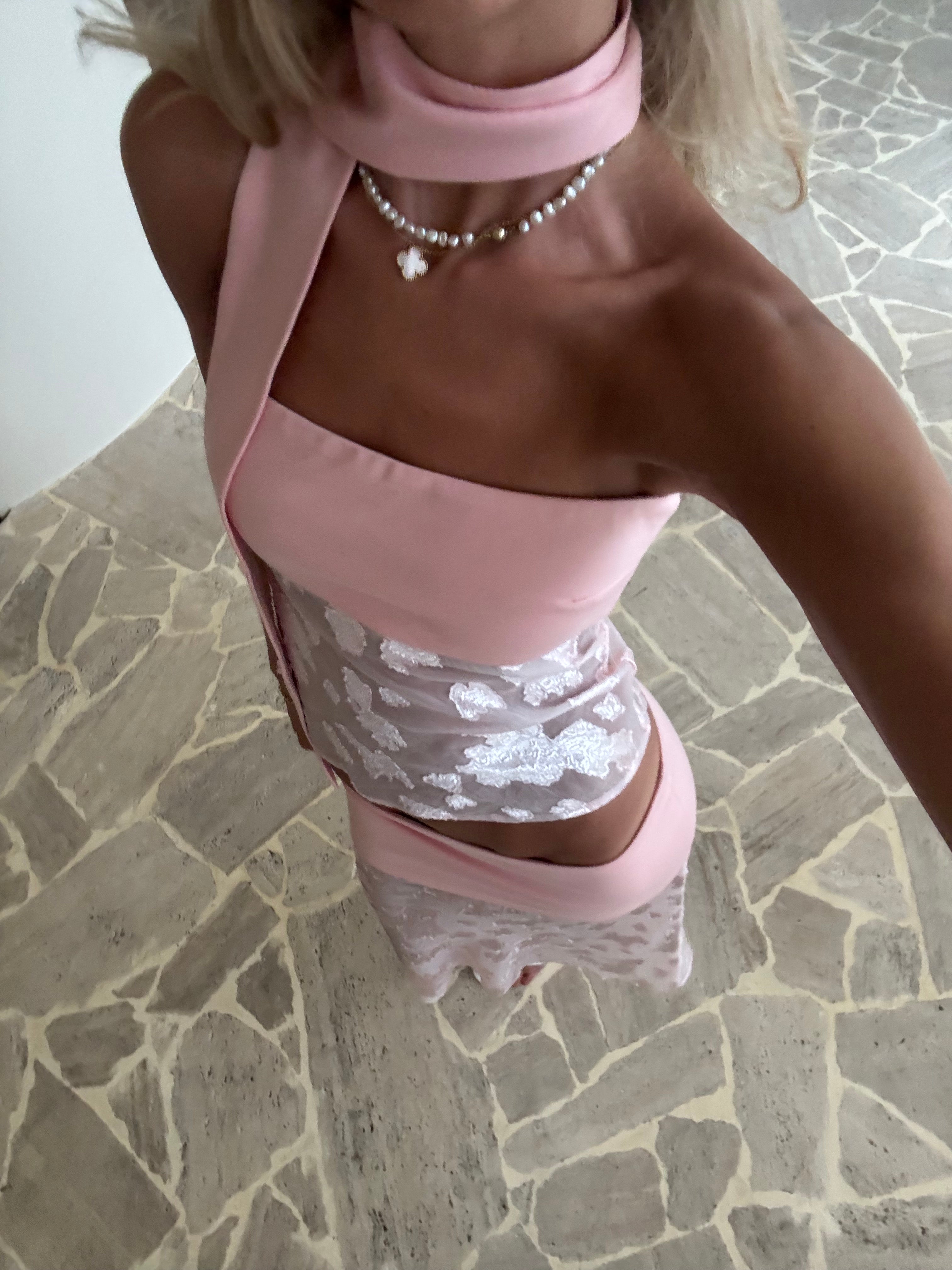 MARBELLA ROSÉ SKIRT