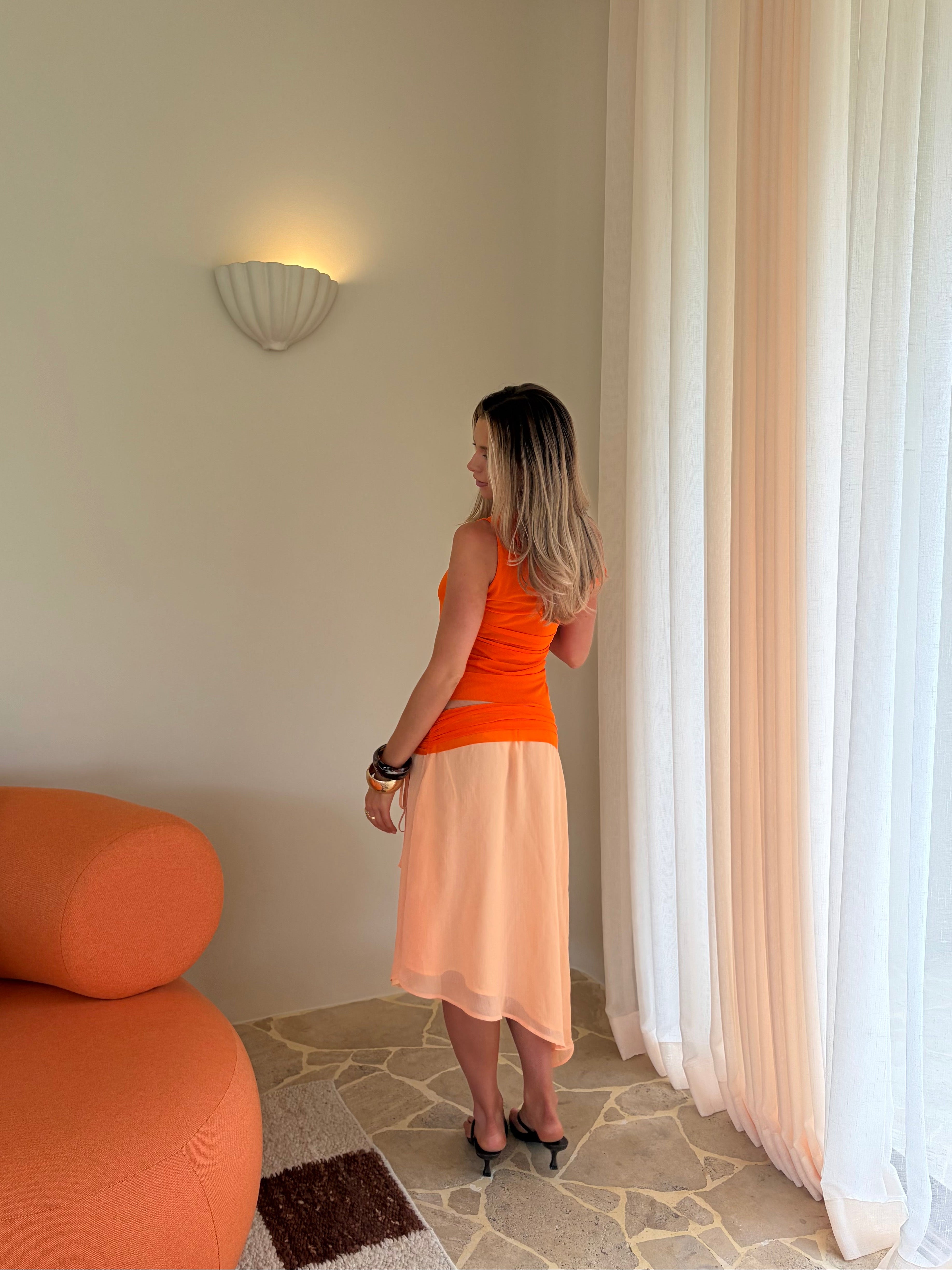 PROVENCE ORANGÉ SKIRT