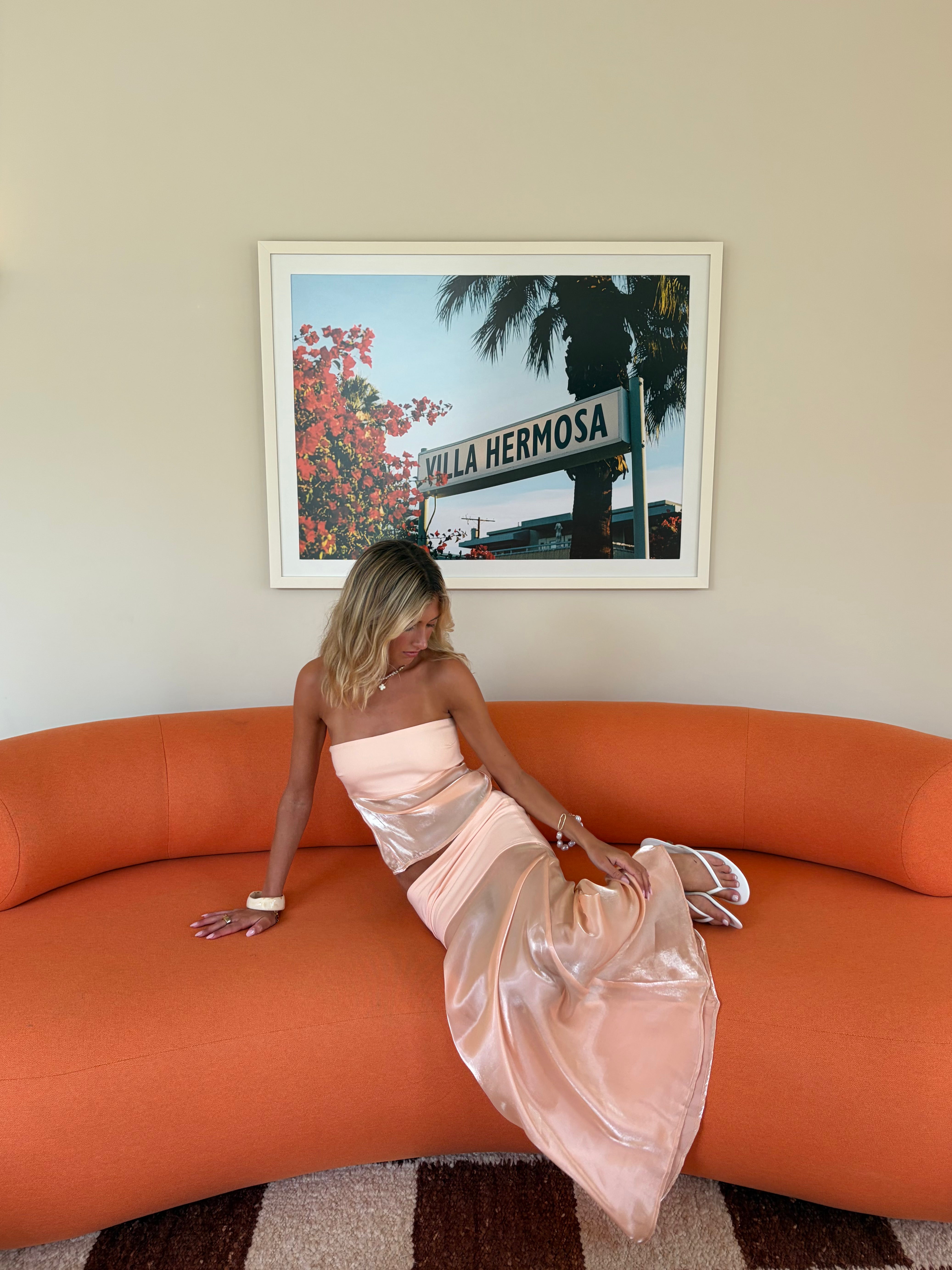 MALLORCA ORANGÉ TOP + SCARF