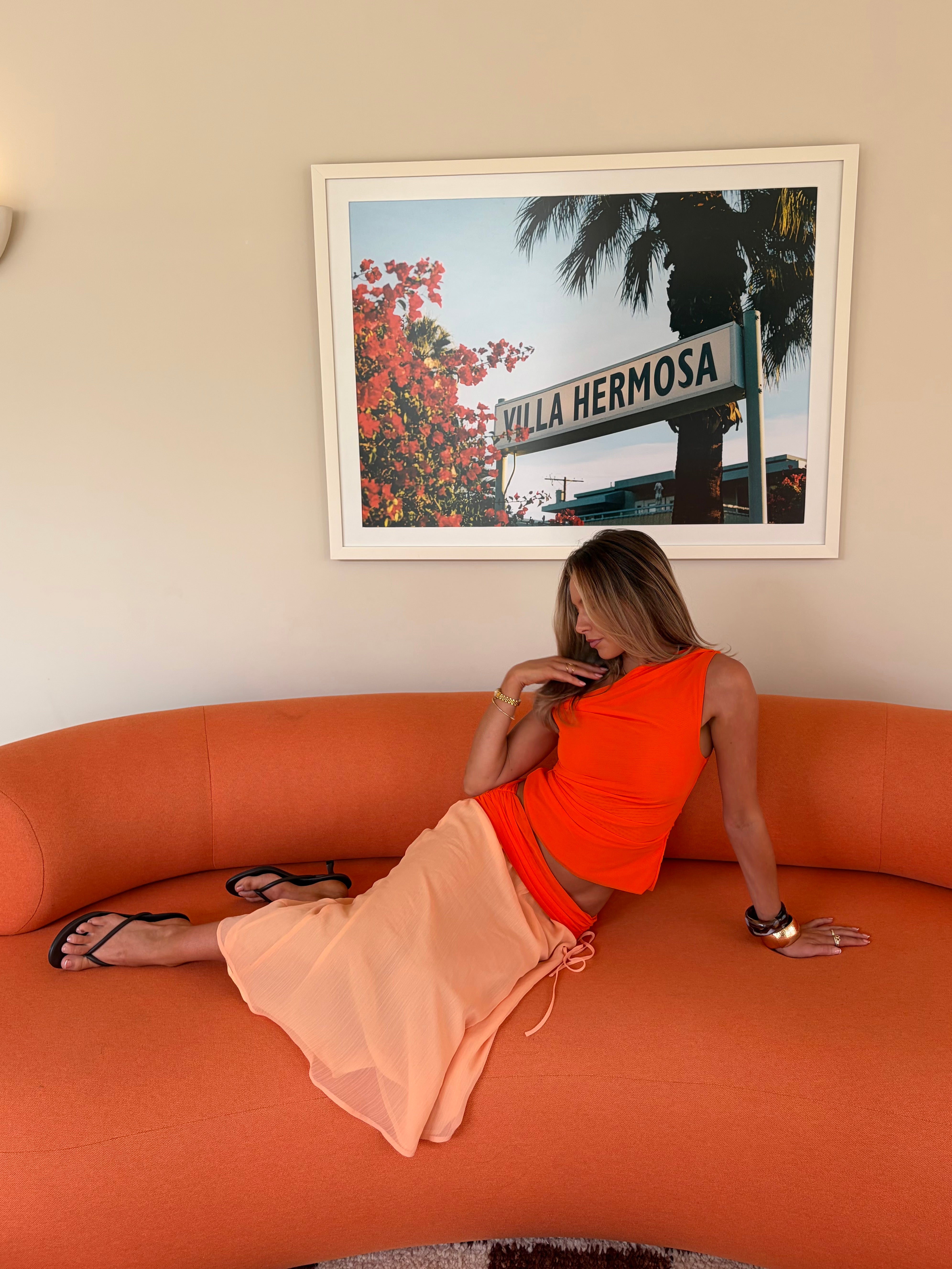 PROVENCE ORANGÉ SKIRT