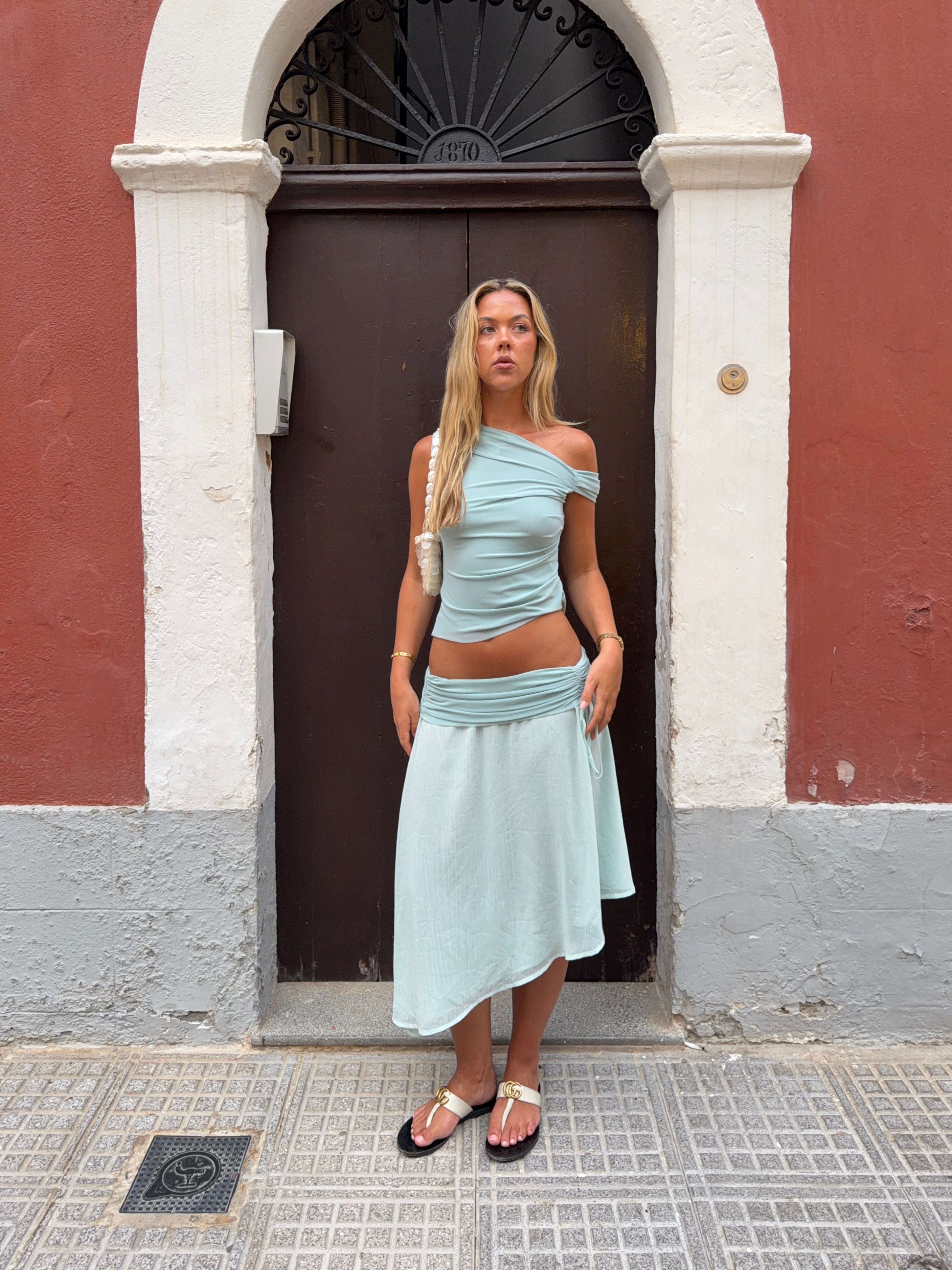 PROVENCE BLEUE SKIRT (pre order)