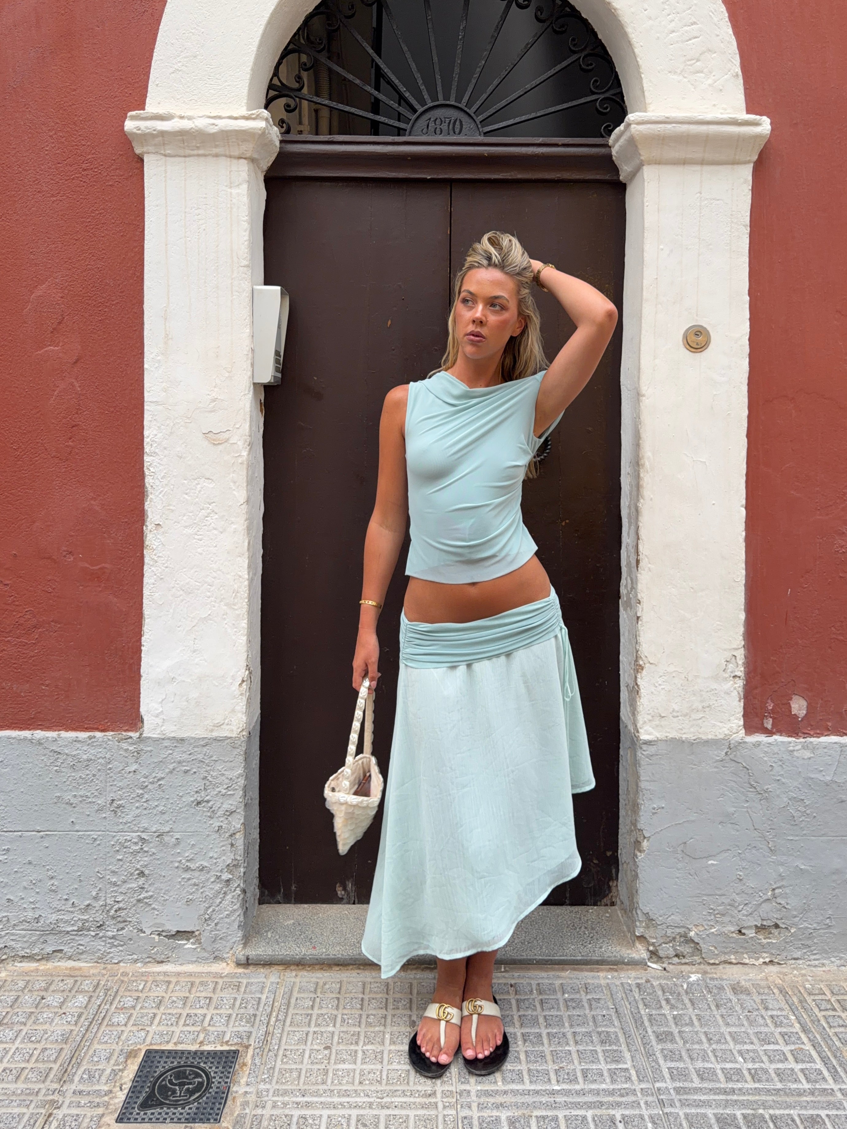 PROVENCE BLEUE SKIRT (pre order)