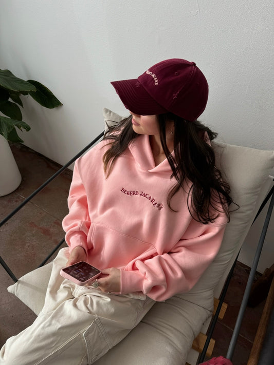 OVERSIZED HOODIE I PINK