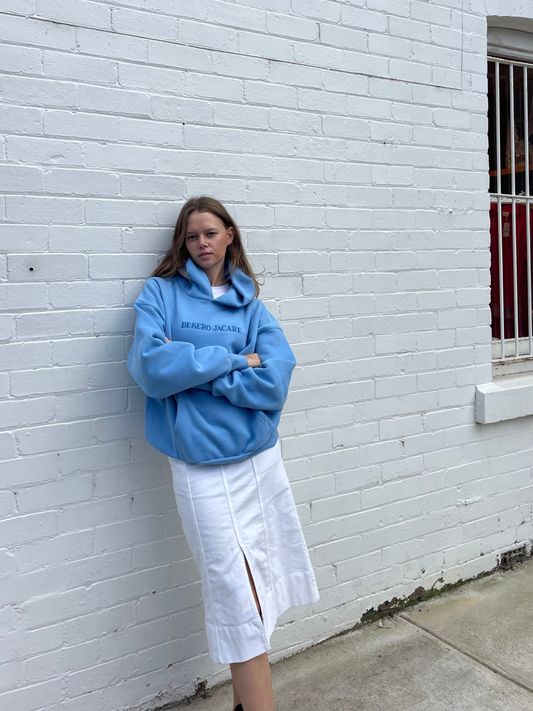 OVERSIZED HOODIE I BLUE
