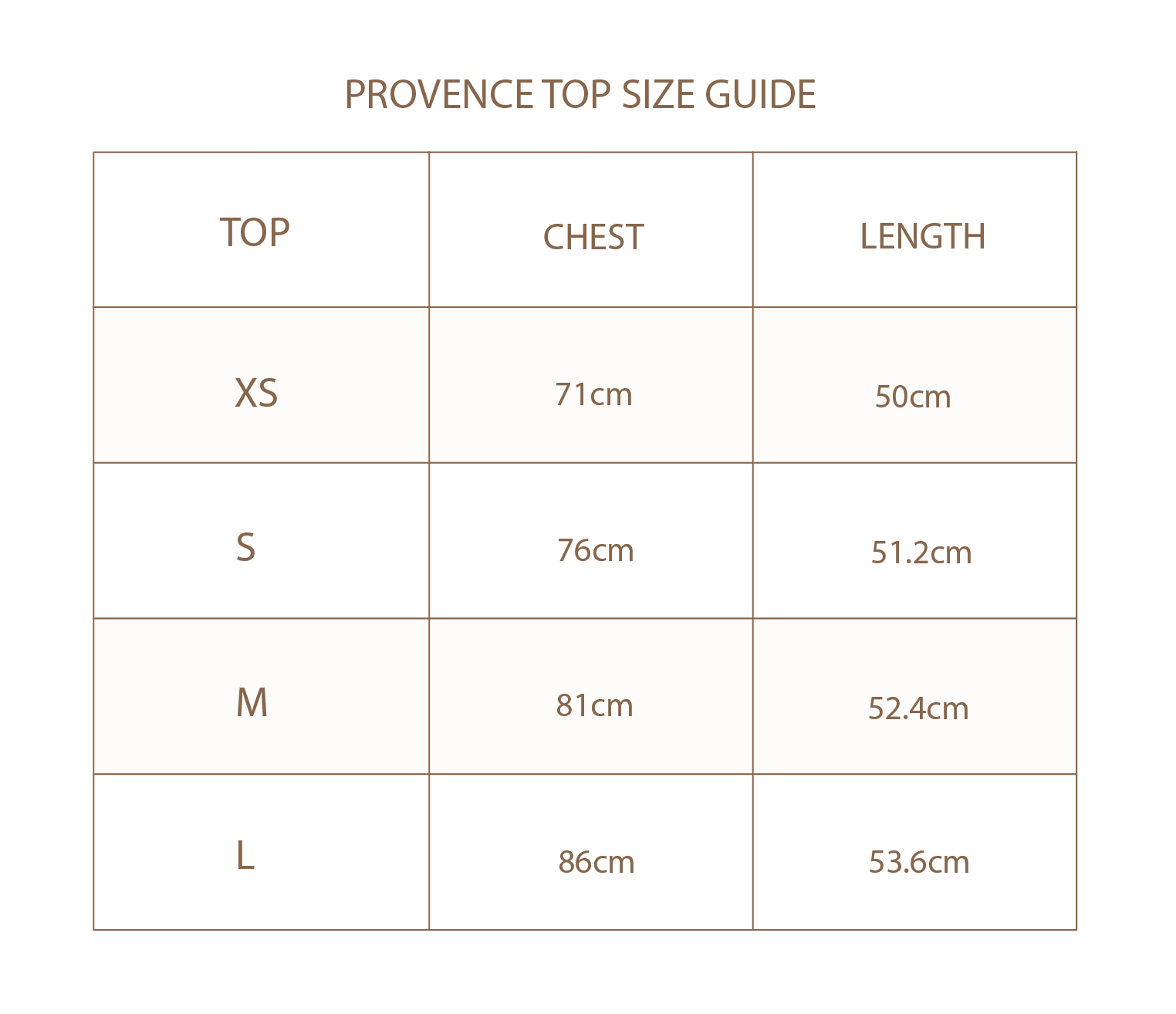 PROVENCE TOP