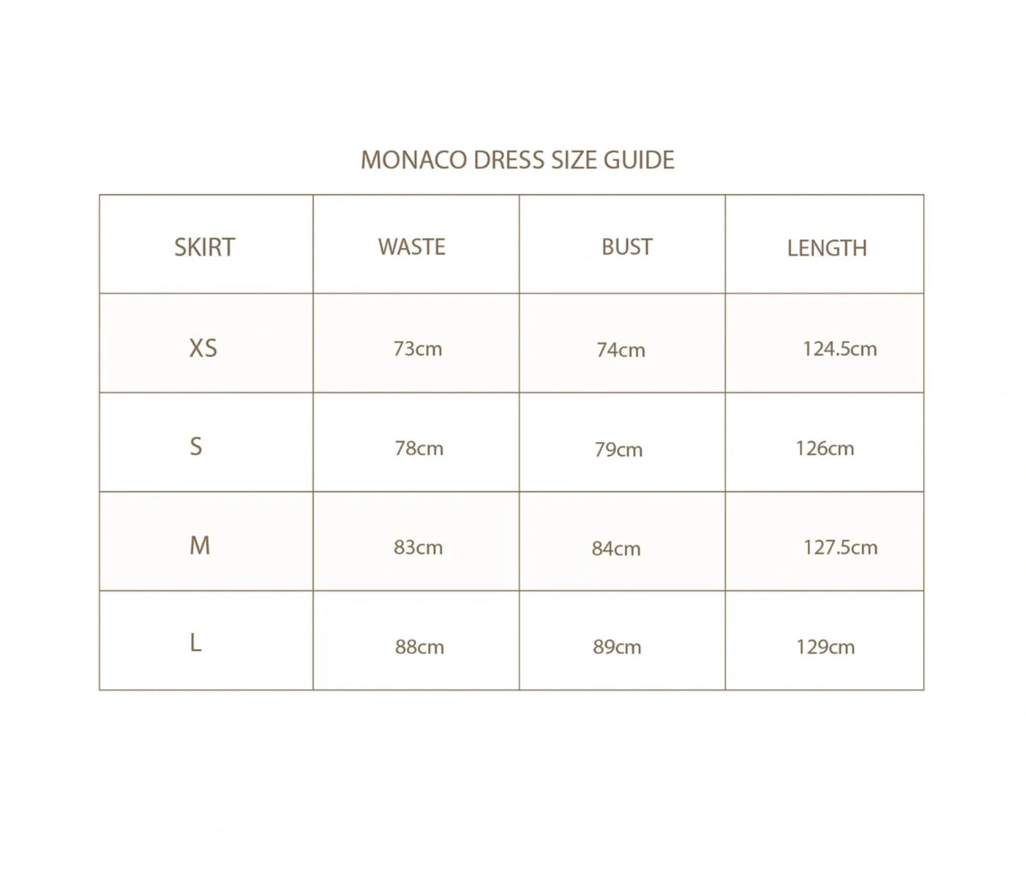 MONACO DRESS